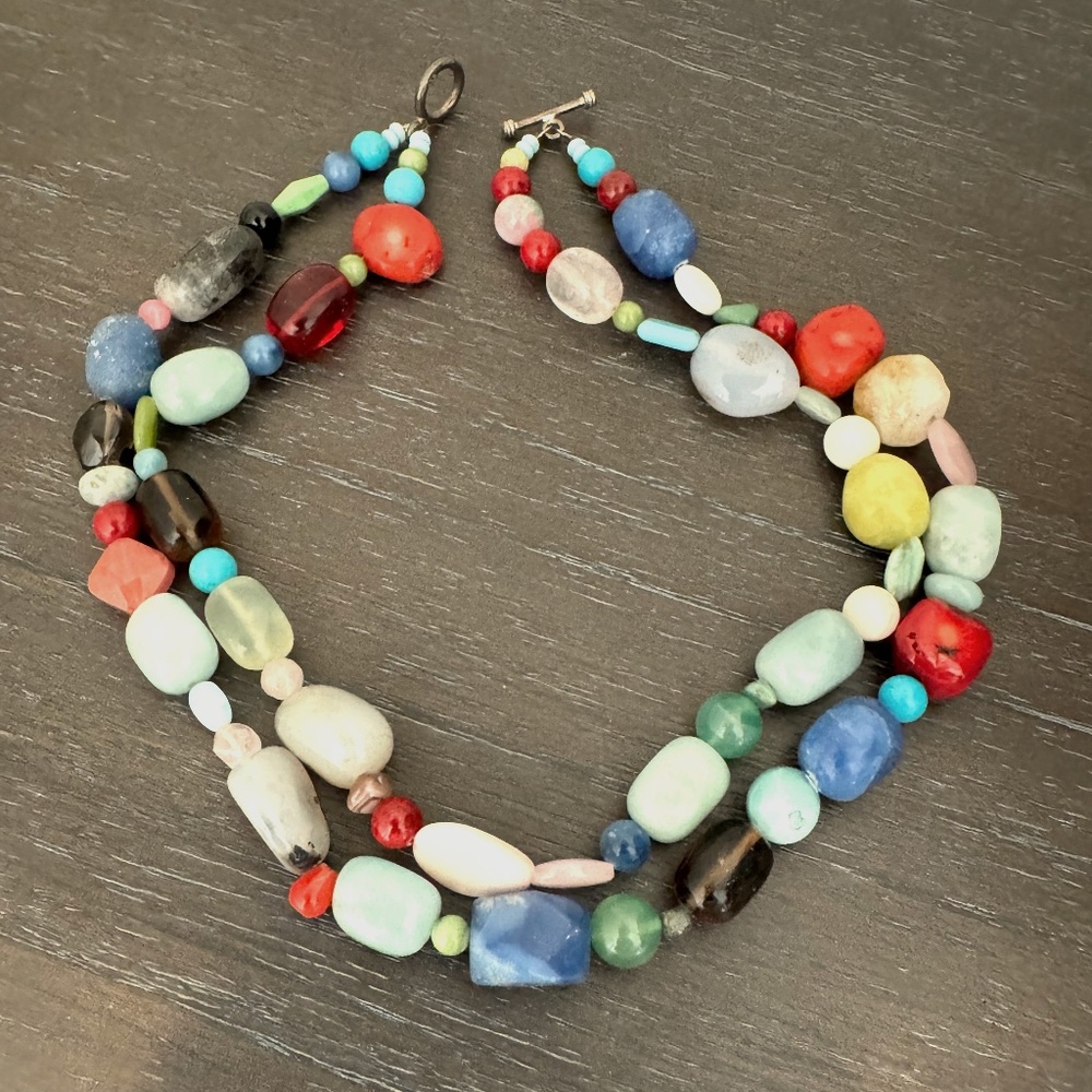 Artisan multi-color necklace